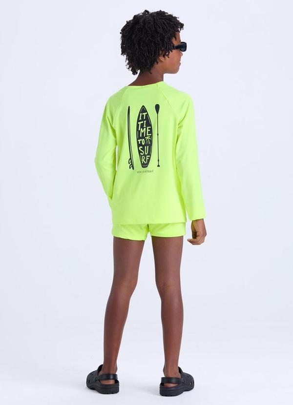 Vida Costeira - Conjunto Moda Praia Uv50+ Amarelo 1