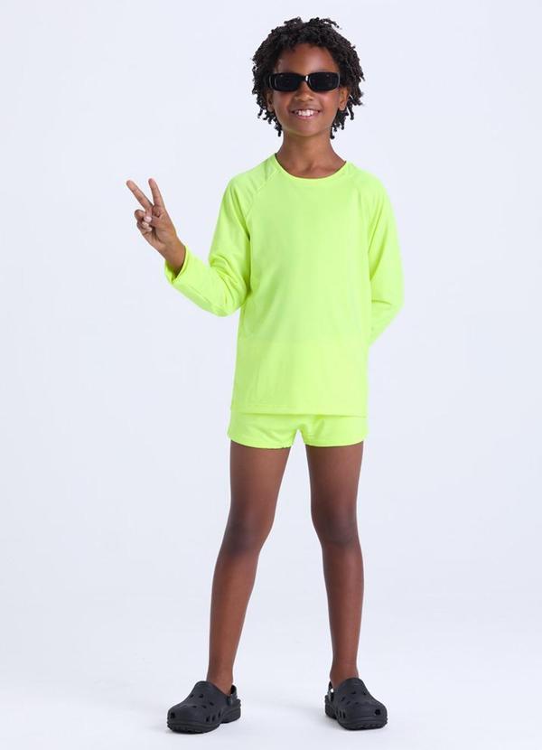 Vida Costeira - Conjunto Moda Praia Uv50+ Amarelo 2