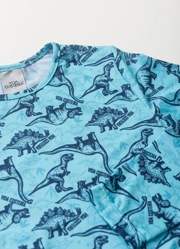 Vida Costeira - Conjunto Moda Praia Uv50+ Azul Claro 5