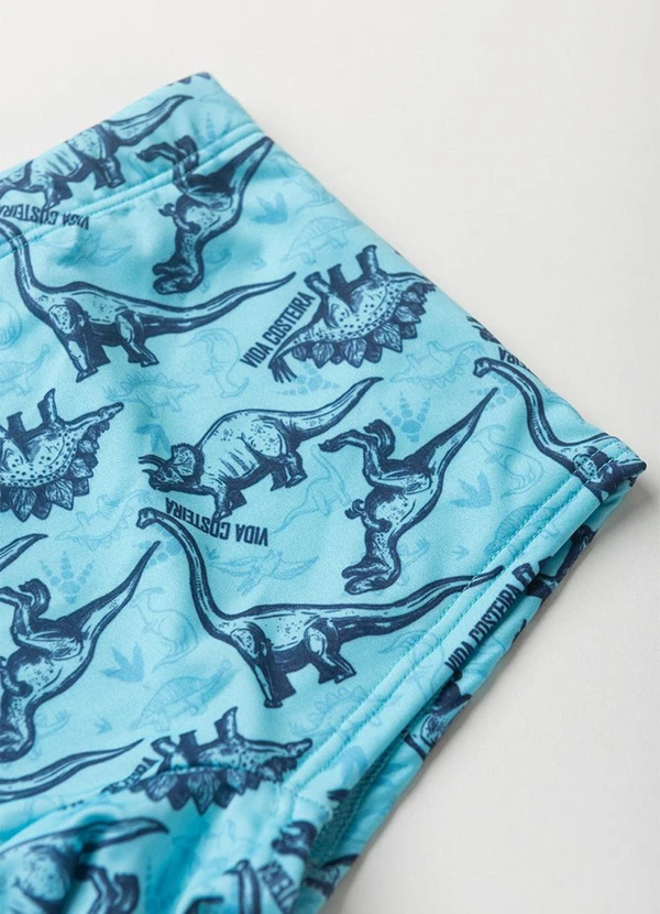 Vida Costeira - Conjunto Moda Praia Uv50+ Azul Claro 6