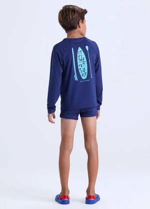 Vida Costeira - Conjunto Moda Praia Uv50+ Azul Escuro - VIDA COSTEIRA