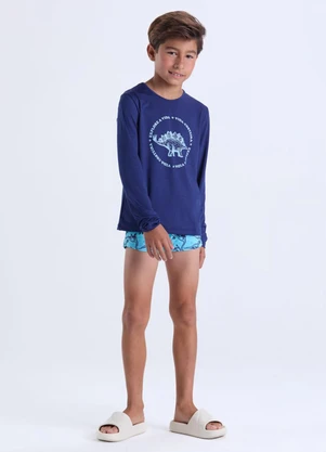 Vida Costeira - Conjunto Moda Praia Uv50+ Azul Escuro - VIDA COSTEIRA