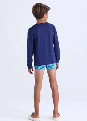 Vida Costeira - Conjunto Moda Praia Uv50+ Azul Escuro - VIDA COSTEIRA
