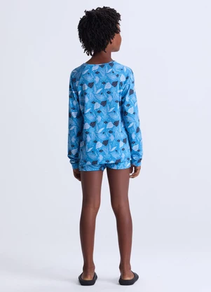 Vida Costeira - Conjunto Moda Praia Uv50+ Azul - VIDA COSTEIRA
