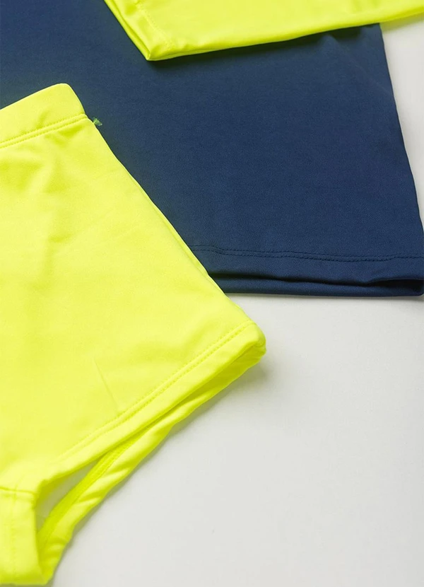 Vida Costeira - Conjunto Moda Praia Uv50+ Infantil Neon 6