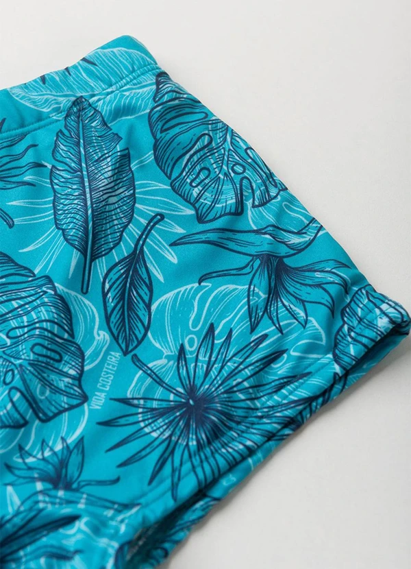 Vida Costeira - Conjunto Moda Praia Uv50+ Masculino  Azul 6