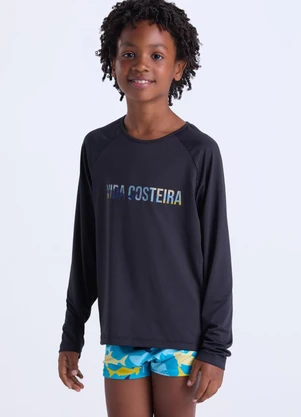 Vida Costeira - Conjunto Moda Praia Uv50+  Preto - VIDA COSTEIRA