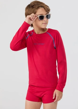 Conjunto Praia Uv50+ Vida Costeira (Vermelho) - VIDA COSTEIRA