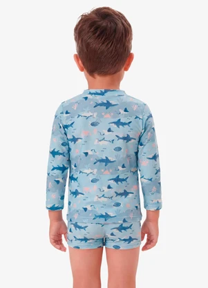 Rovi Kids - Conjunto Verão Menino com Sunga Azul - ROVI KIDS