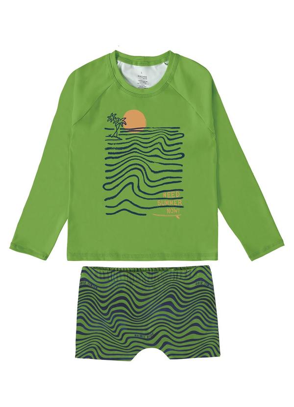 Malwee Kids - Conjunto Verde Need Summer Now Malha Uv Menino 1