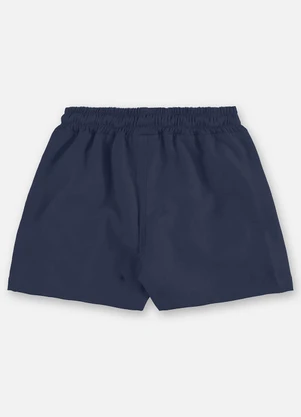 Up Baby - Short Microfibra Infantil Menino Azul - UP BABY