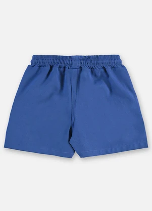 Up Baby - Short Microfibra Infantil Menino Azul - UP BABY