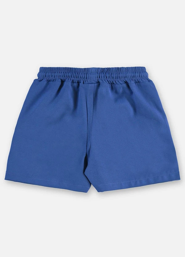 Up Baby - Short Microfibra Infantil Menino Azul 2