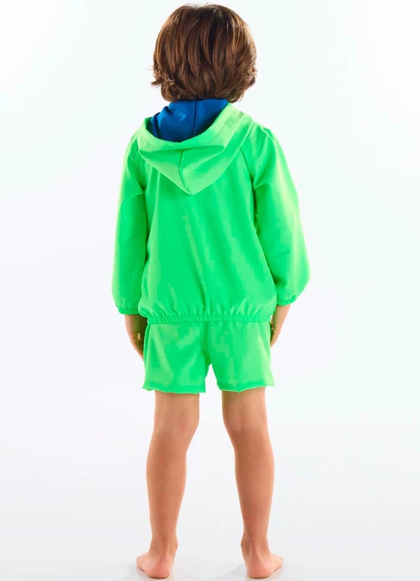 Up Baby - Short Microfibra Infantil Menino Verde 4