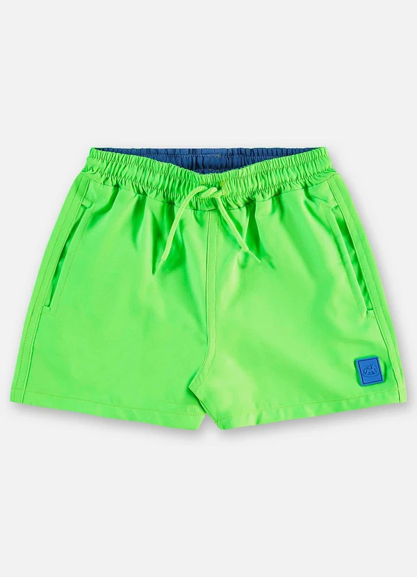 Up Baby - Short Microfibra Infantil Menino Verde 6
