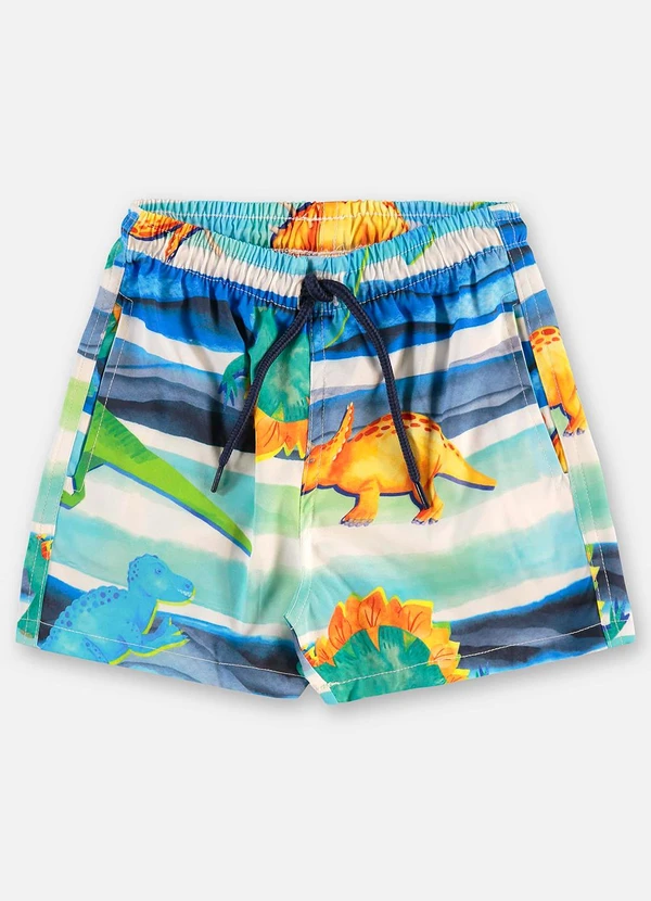 Up Baby - Shorts Infantil Masculino Microfibra Azul 6