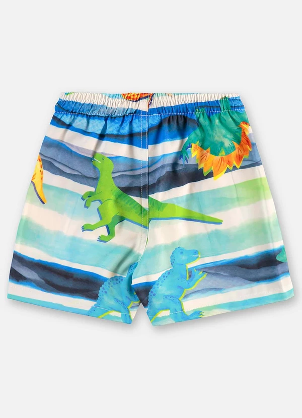 Up Baby - Shorts Infantil Masculino Microfibra Azul 7