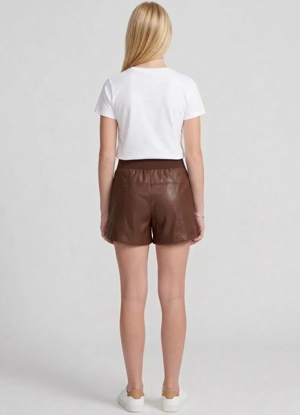 Minty - Shorts Juvenil Ponto Roma Marrom 4