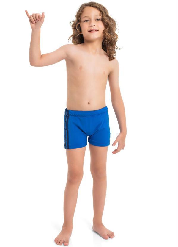 Quimby - Sunga Boxer com Proteção Fps+50 Azul 2