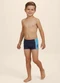 Malwee Kids - Sunga Boxer Summer Days Uv Preto - variação: Azul Marinho