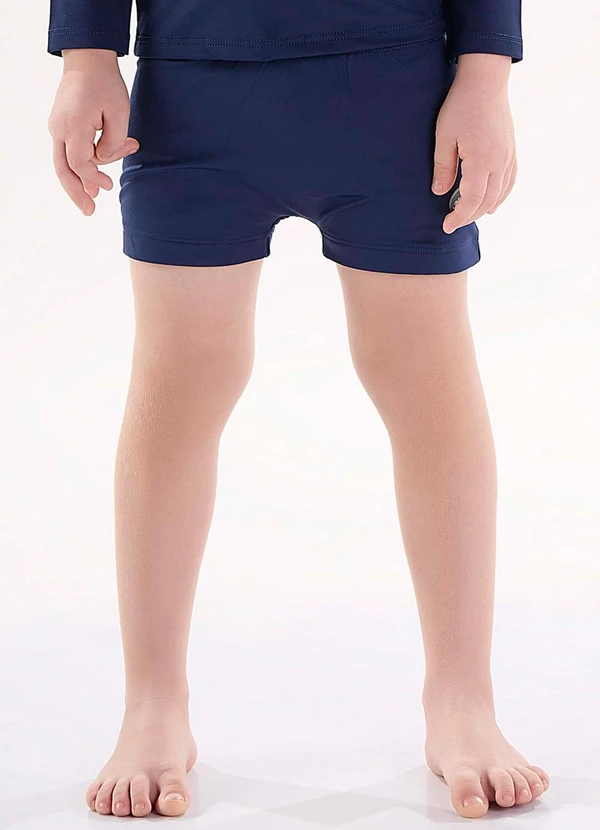 Up Baby - Sunga Boxer Infantil com Fps+50 Azul