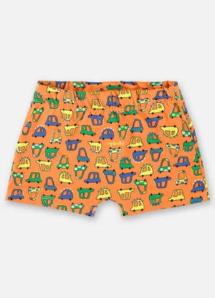 Up Baby - Sunga Boxer Infantil com Fps+50 Laranja - UP BABY