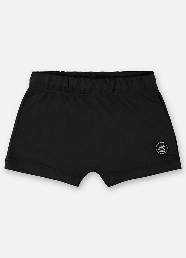 Up Baby - Sunga Boxer Infantil com Fps+50 Preto