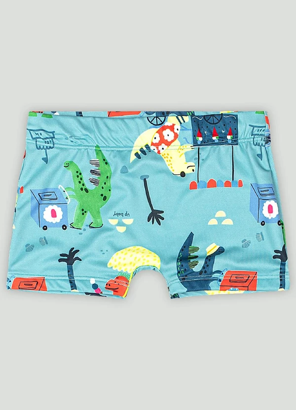 Up Baby - Sunga Boxer Infantil com Fps+50 Up Baby Azul