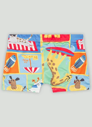 Sunga Boxer Infantil com Fps+50 Up Baby Azul - UP BABY