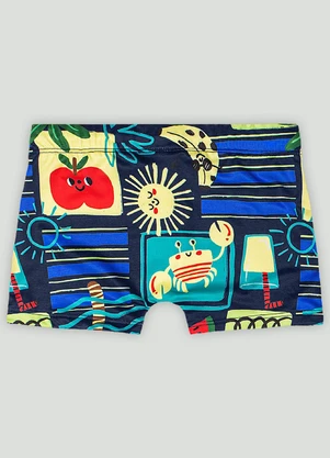 Sunga Boxer Infantil com Fps+50 Up Baby Azul - UP BABY