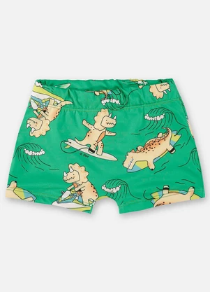 Up Baby - Sunga Boxer Infantil com Fps+50 Verde - UP BABY