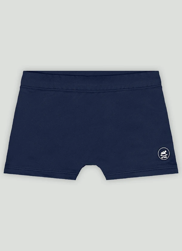 Up Baby - Sunga Boxer Infantil em Malha Fps+50 Up Baby Azul