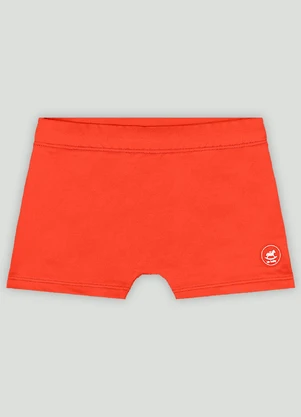 Sunga Boxer Infantil em Malha Up Baby Laranja - UP BABY