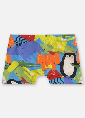 Up Baby - Sunga Boxer Infantil Fps +50 Azul - UP BABY