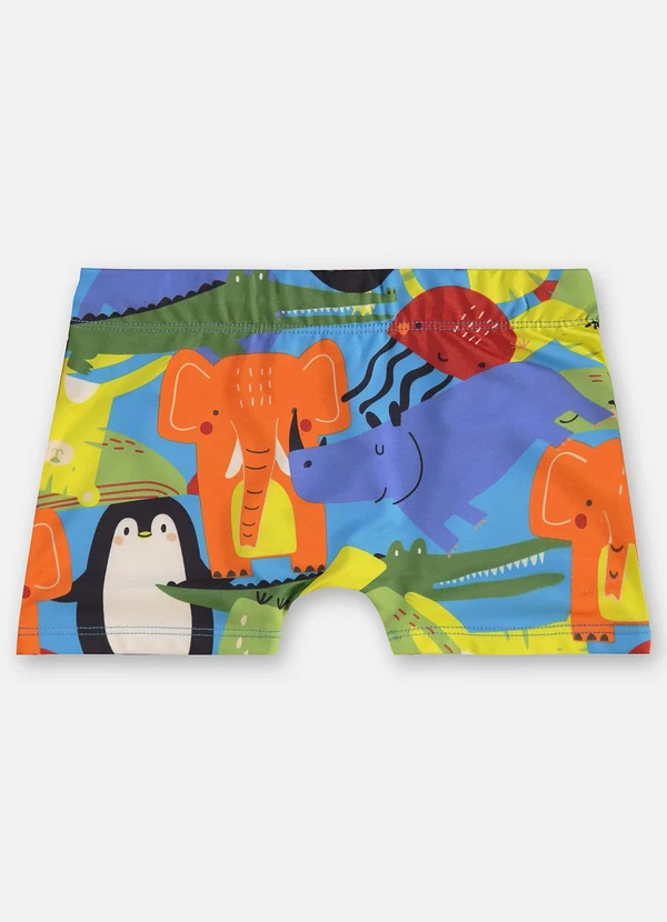 Up Baby - Sunga Boxer Infantil Fps +50 Azul