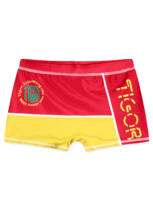 Marisol - Sunga Boxer Infantil Masculina Tigor Vermelho - MARISOL