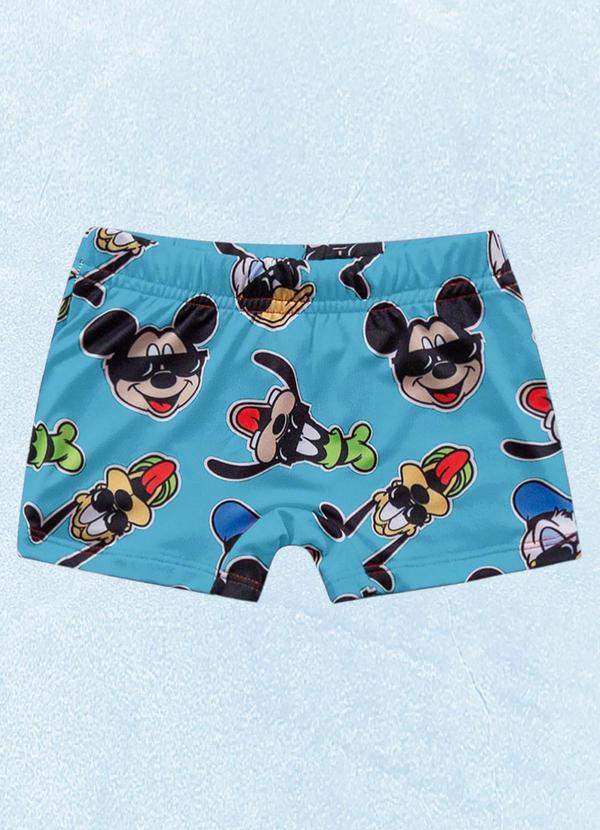 Fakini Kids - Sunga Boxer Mickey Azul
