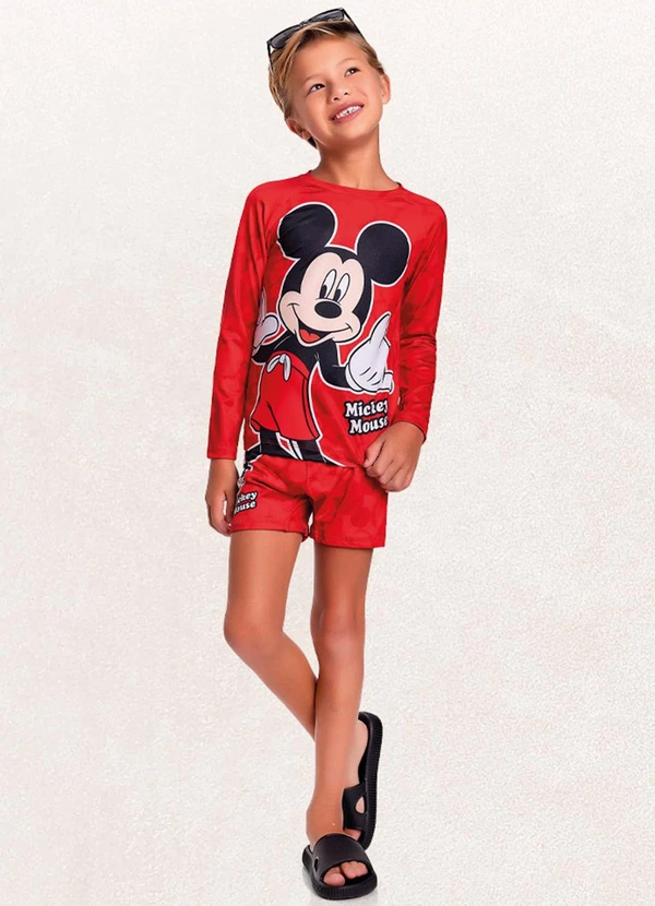 Fakini Kids - Sunga Boxer Mickey Laranja 3