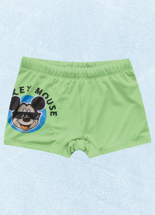 Fakini Kids - Sunga Boxer Mickey Verde 5