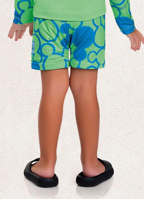 Fakini Kids - Sunga Boxer Mickey Verde 2