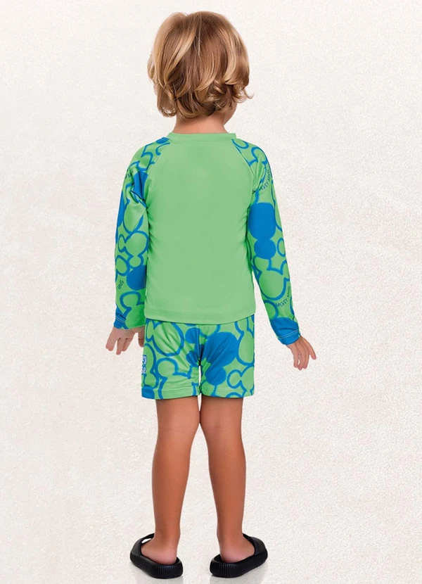 Fakini Kids - Sunga Boxer Mickey Verde 4