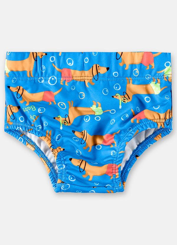 Up Baby - Sunga em Malha com Fps+50 Menino Azul