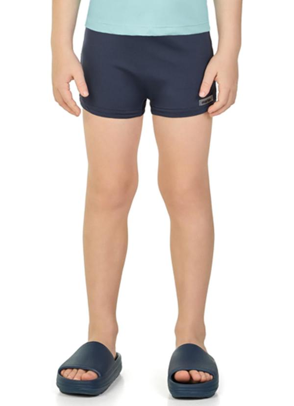 Marlan - Sunga em Malha Proteção Uv Azul