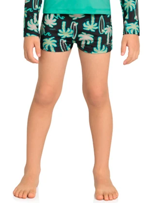 Marlan - Sunga em Malha Proteção Uv Summer Vibes Preto - MARLAN