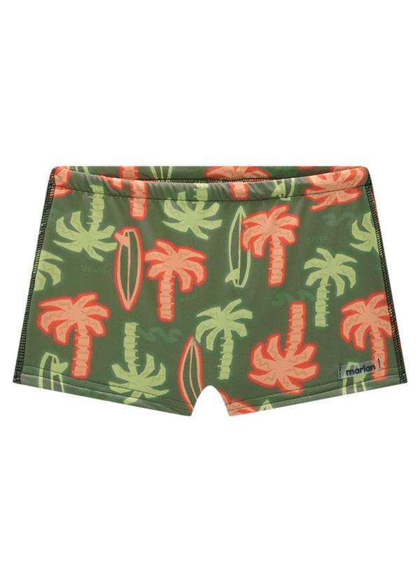 Marlan - Sunga em Malha Proteção Uv Summer Vibes Verde