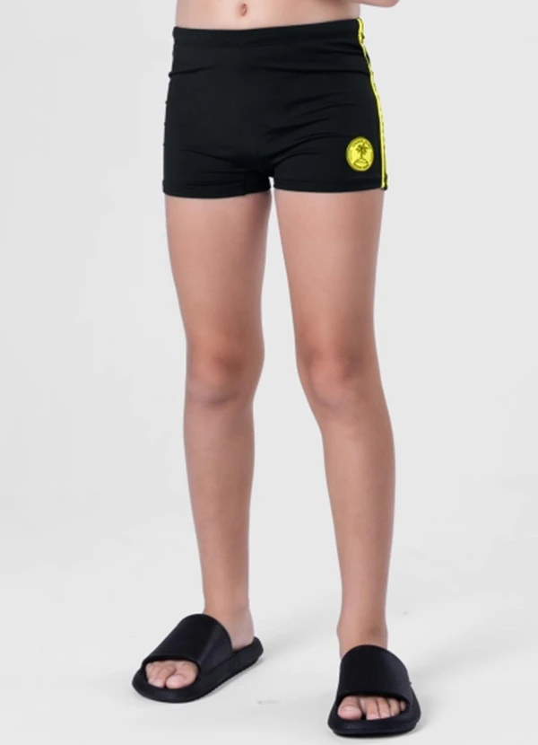 Brandili - Sunga em Malha Uv Infantil Menino Preto