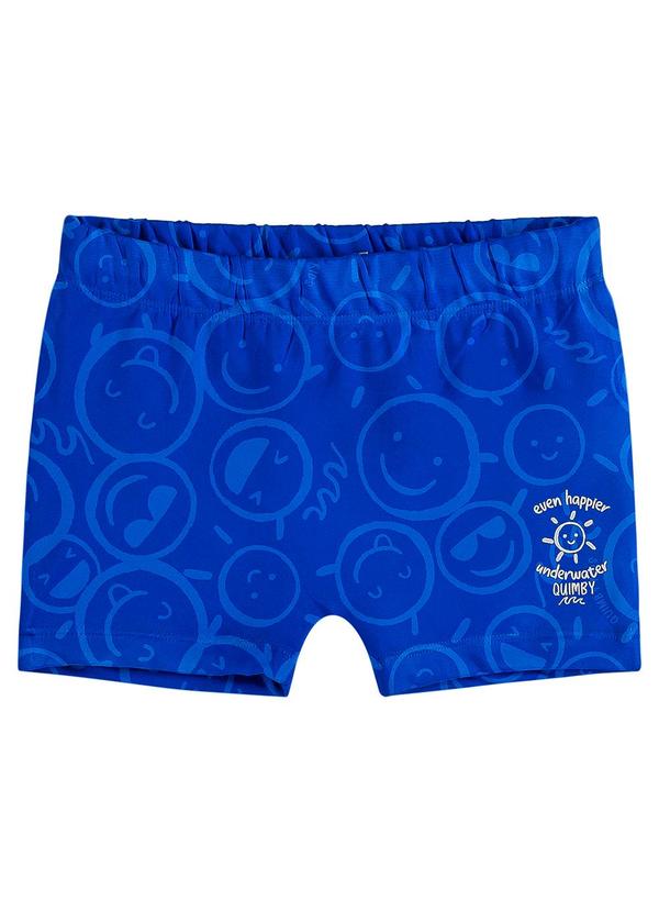 Quimby - Sunga Emoji Boxer para Menino Fps +50 Azul