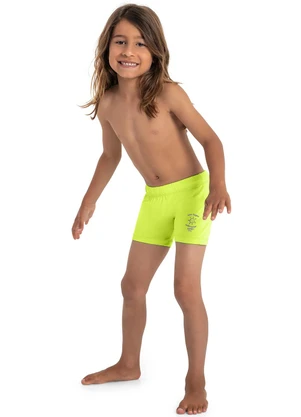 Quimby - Sunga Emoji Boxer para Menino Fps +50 Verde - QUIMBY