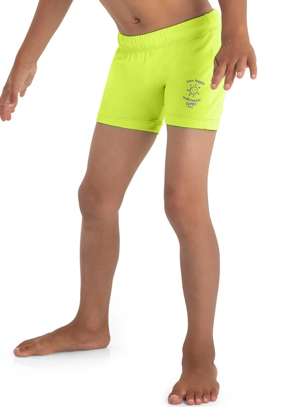 Quimby - Sunga Emoji Boxer para Menino Fps +50 Verde