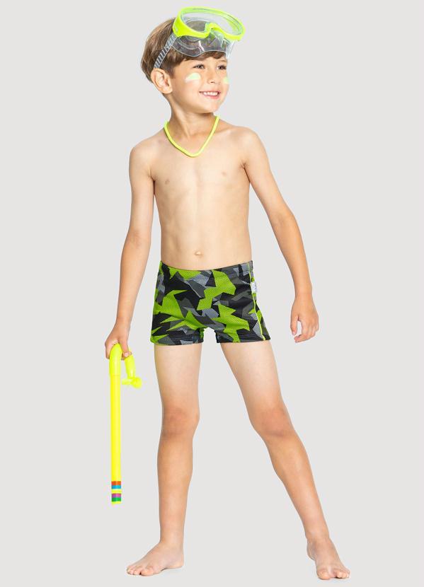 Alakazoo - Sunga Malha Poliester Verde 2